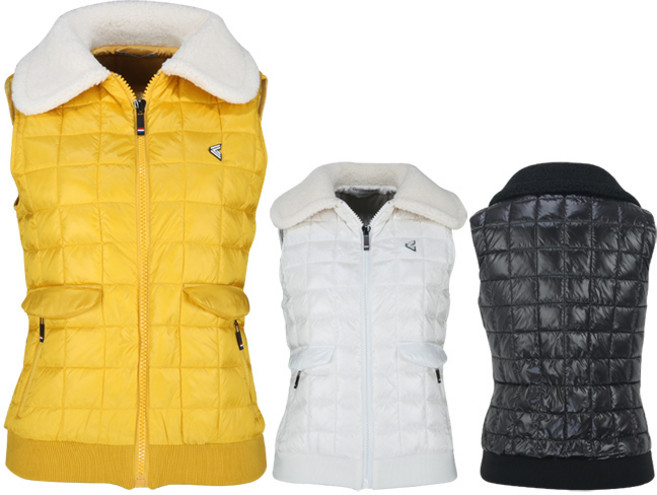 골프연습용품 골프용품 페라어스 여성 양털카라 누빔 패딩조끼 AVYJ6012W0