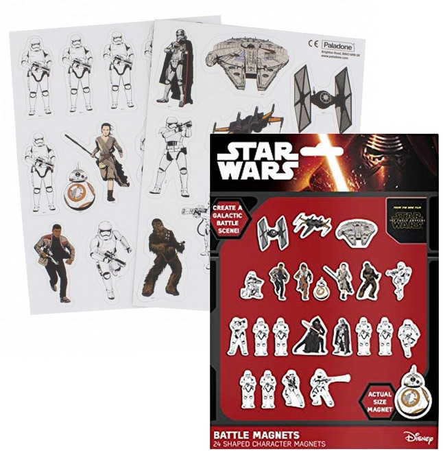 홀더 스타워즈 24종 자석스티커 냉장고마그넷