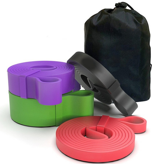 Aram 스포츠 라텍스 턱걸이 풀업밴드 스트레칭 밴드, 1세트, 2+3+4+5단계