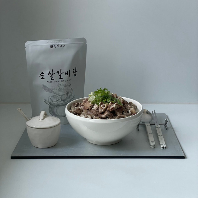 목민 직접끓인 뼈없는 순살갈비탕, 5개, 600g