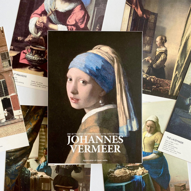 명화 엽서 요하네스 페르메이르 세트 벽꾸미기 명화 인스타 촬영 소품 다꾸 포스터