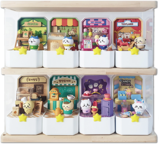 먼작귀 디오라마 시리즈 콤팩트샵 8종, 1개