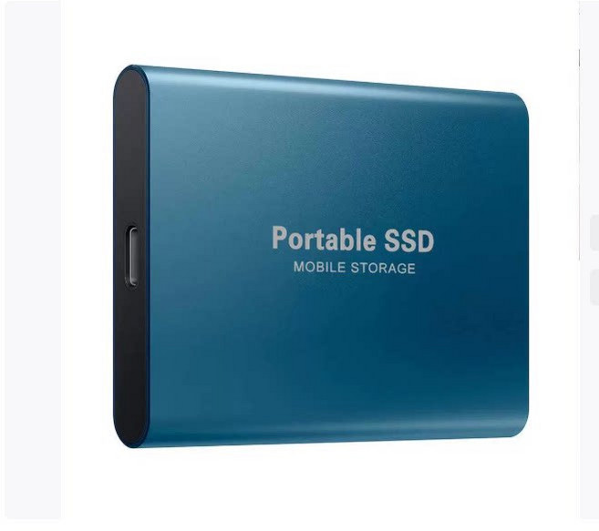 ssd외장하드4tb 휴대용 외장 SSD 고속 500GB 사무용 여행용 블랙, 블루, 1GB