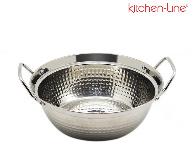 키친라인 함마톤냄비 20cm 업소용 냄비 샤브샤브 전골 부대찌개, 1개, 실버, 26cm