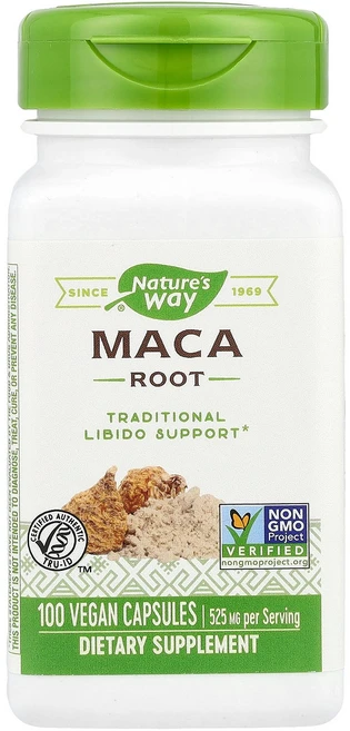 네이처스웨이 마카뿌리 525mg 100개의 비건캡슐, 100정, 1개 - 쿠팡