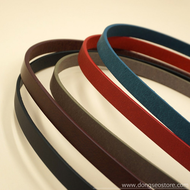 이태리 베지터블 가죽끈 10mm(120cm) 가방스트랩 팔찌재료 추천, 1개, 04.레드