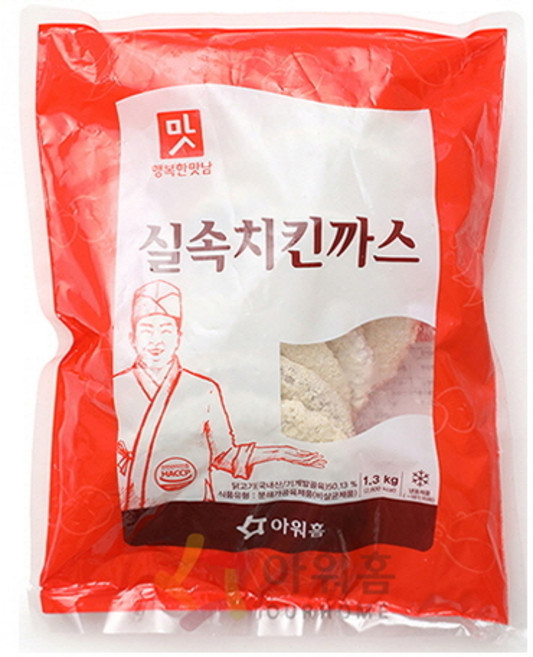 아워홈 행복한 만남 실속 치킨까스 1.3kg, 1개