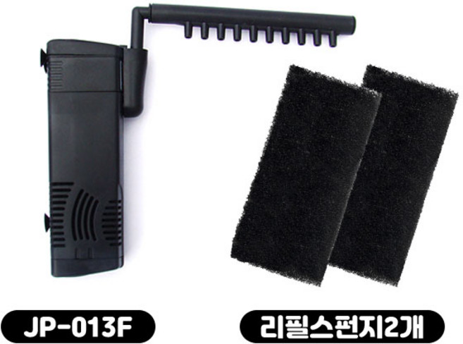 [초록끈] 아마존 측면여과기5WF JP-013F +리필용스펀지2개, 5W, 1개