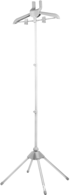 태양유통 스팀다리미 옷걸이 거치대 연그레이, 1개