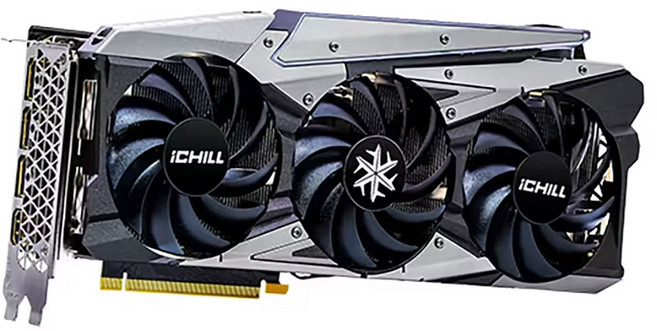 INNO3D iChiLL 지포스 RTX 3070 D6 8GB X4 그래픽카드 채굴 X