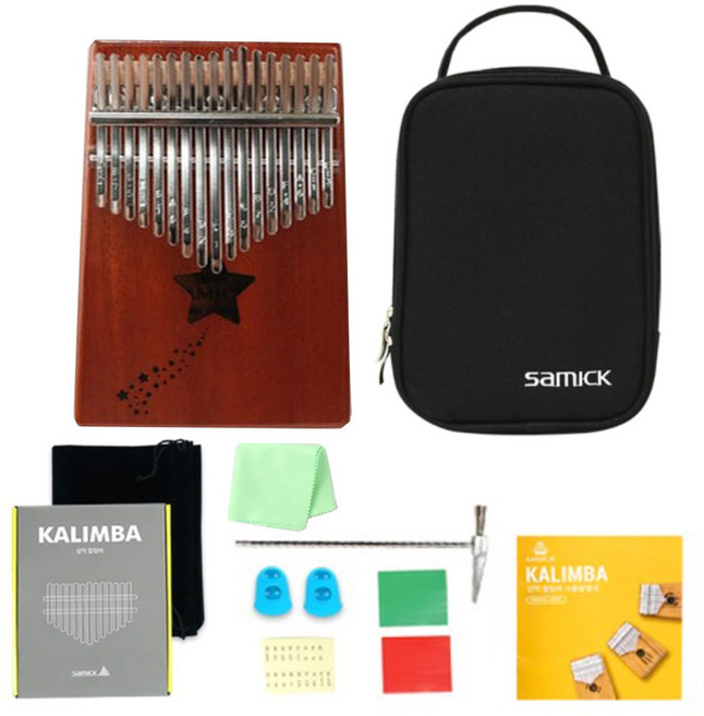삼익악기 칼림바 Starlight 로즈우드 삼익정품 소프트 케이스 세트, 1개