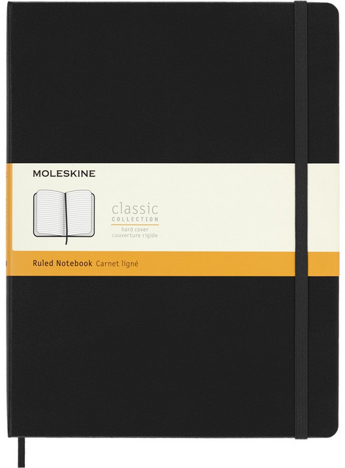 MOLESKINE 經典硬殼筆記本, 黑, 1個