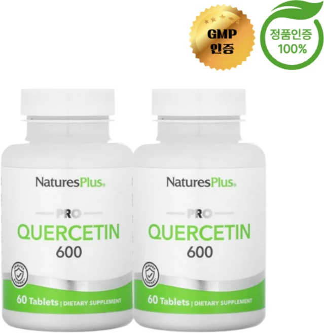 네이쳐스플러스 프로 퀘르세틴 600 60정, 2개 - 쿠팡