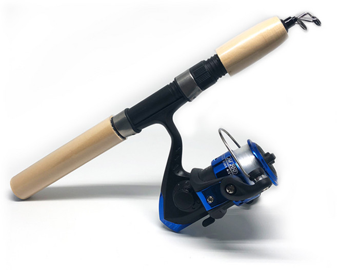 미니 낚시대+2000릴 세트 휴대용 접이식 어린이 초등학생 아동 펜낚시대, 다이교 만능릴낚시대75+2000릴