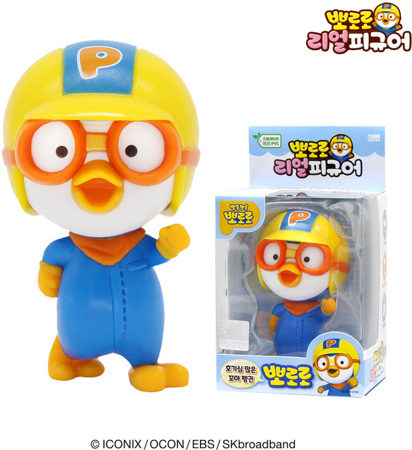 달리는 뽀로로 뽀로로 리얼 피규어, 1개