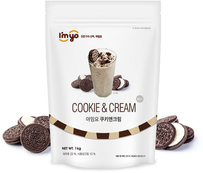 아임요 쿠키앤크림 파우더, 1kg, 1개, 1kg, 1개입