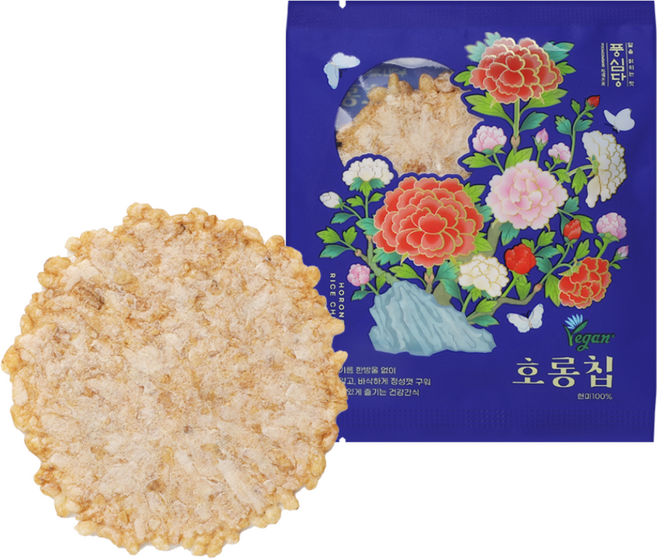 풍심당 호롱칩 현미 누룽지 칩 쌀과자 개별포장 저당 과자 건강간식, 15g, 15개