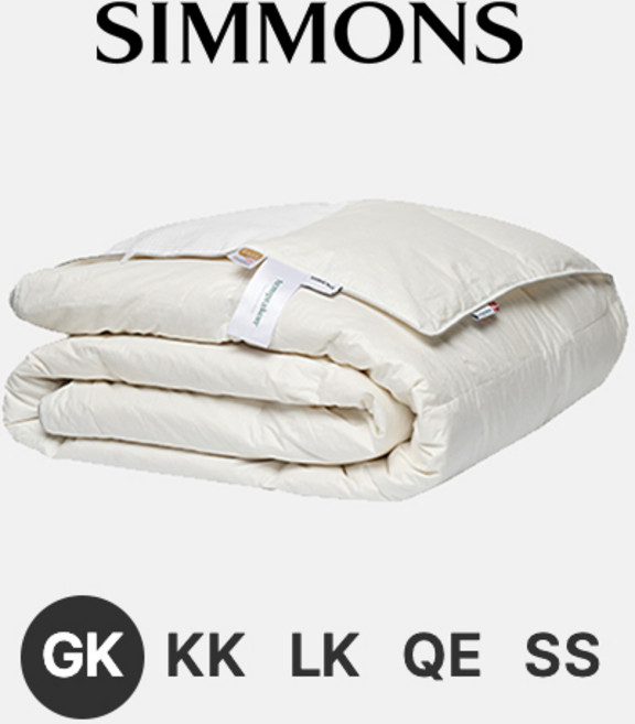 [시몬스] 시몬스 홈. 쿨링 구스 듀벳 GK, 화이트