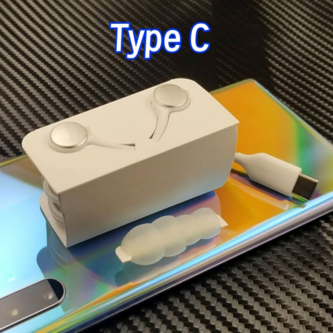 S25 S24 S23 S22 S21 S20 3.5mm 잭 이어폰 이어 버드 Note10 Xiaomi Huawei VIVO 이어폰 용 유형 C 유선 헤드폰, [03] TypeC White