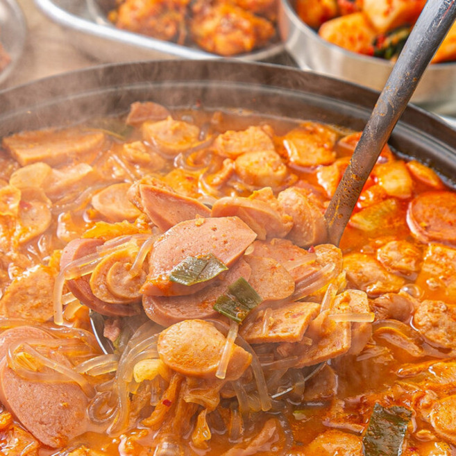 대용량 사골 햄폭탄 부대찌개, 3개, 1kg