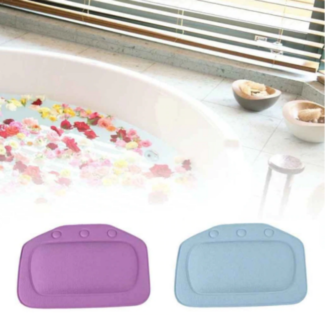 목욕베개 소프트 패드 스파 머리받침 베게목욕탕 욕조, 1개