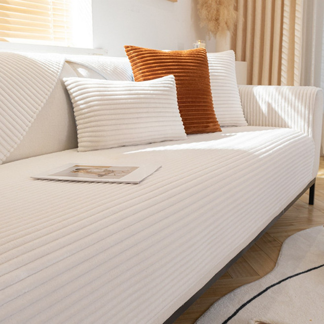 베오라 플러시 극세사 논슬립 쇼파패드 매트 소파 커버