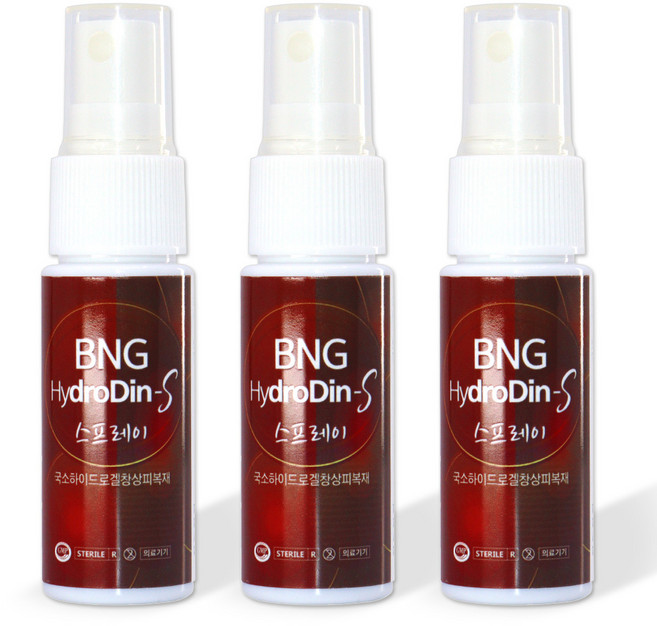 밴드골드 BNG하이드로딘에스 스프레이, 3개, 12ml