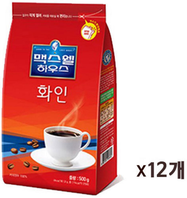 동서-맥스웰화인커피 500g, 12개, 1개입
