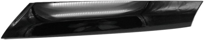 BMW 미니 쿠퍼 R57 R55 R56 07-15 전면 윈드실드 포스트 트림 브라이트 블랙 외장 몰딩 필러 트림 커버, 오른쪽, 검은색