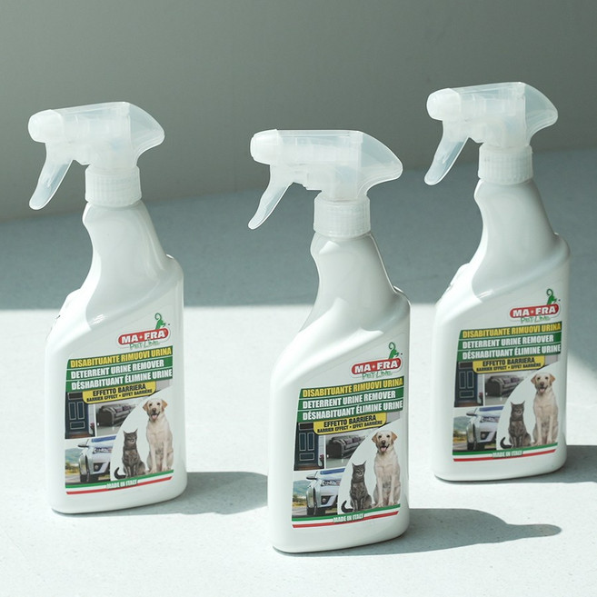 우리나 강아지가 싫어하는 냄새 오줌냄새 제거 이탈리아 마프라펫, 500ml, 3개