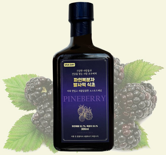 VBH 발효톡톡 파인복분자 발사믹식초, 파인복분자 발사믹식초 300ml, 1개, 300ml