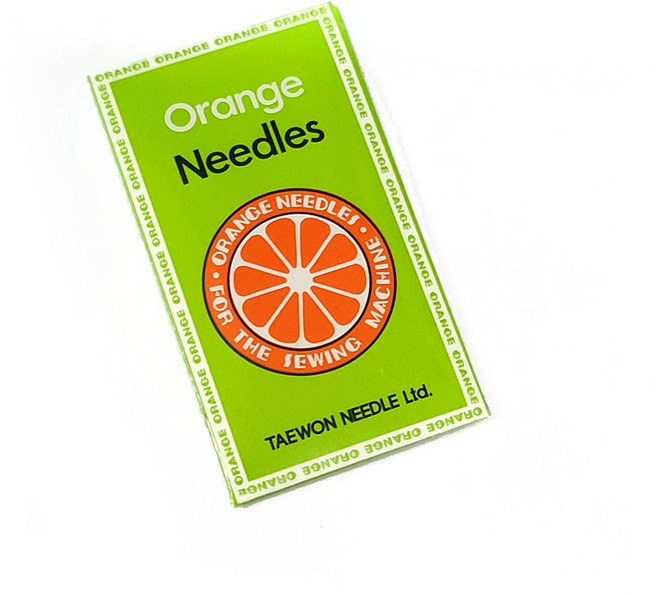 쏘잉스타 오렌지 미싱바늘 재봉틀바늘 재봉틀바늘 한쌈(10ea)