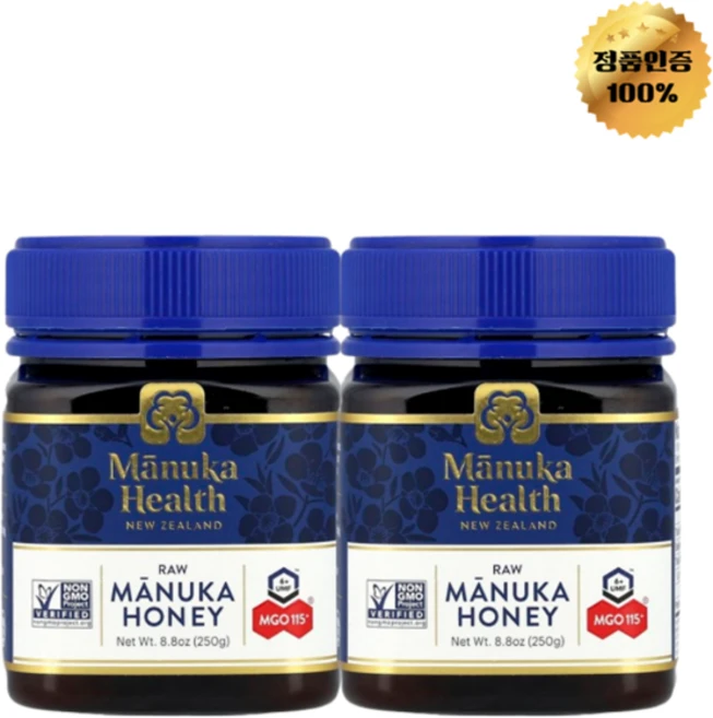 1+1 마누카헬스 무가공 마누카 꿀 UMF 6+ MGO 115+ 250g, 2개 - 쿠팡