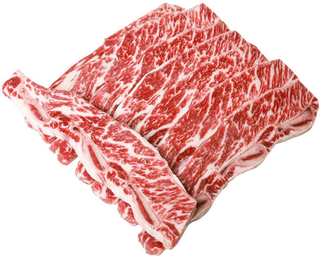 [기름 손질 후 출고] 부드러운 미국산 LA갈비, 4개, 1kg