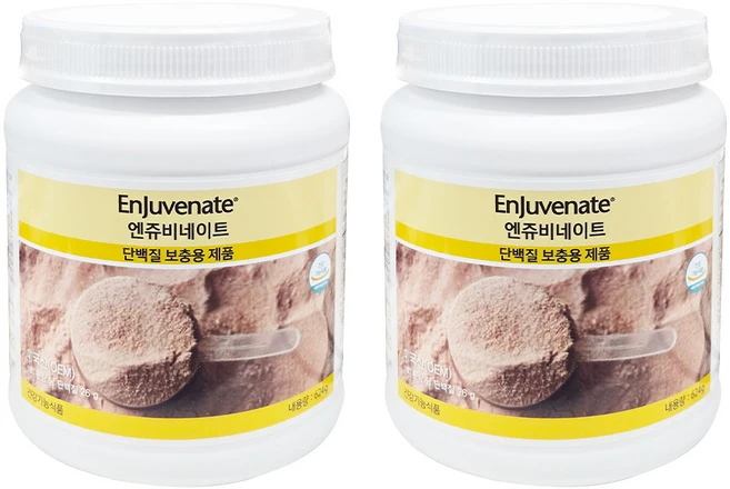 엔쥬비네이트 단백질보충용제품, 2개, 624g - 쿠팡