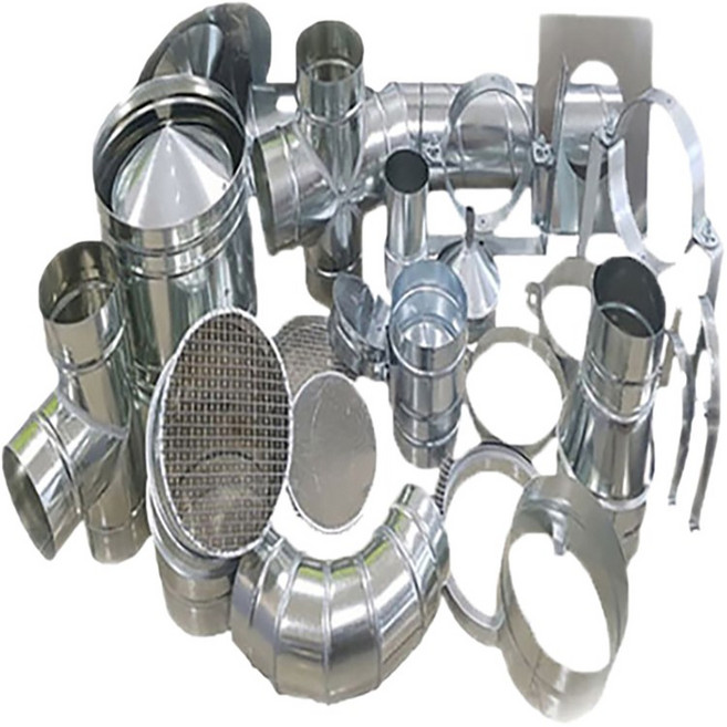 함석 난로연통모음 75~150 스파이럴 직관 엘보덕트 자재모음 부속 이경 주문제작, 1개