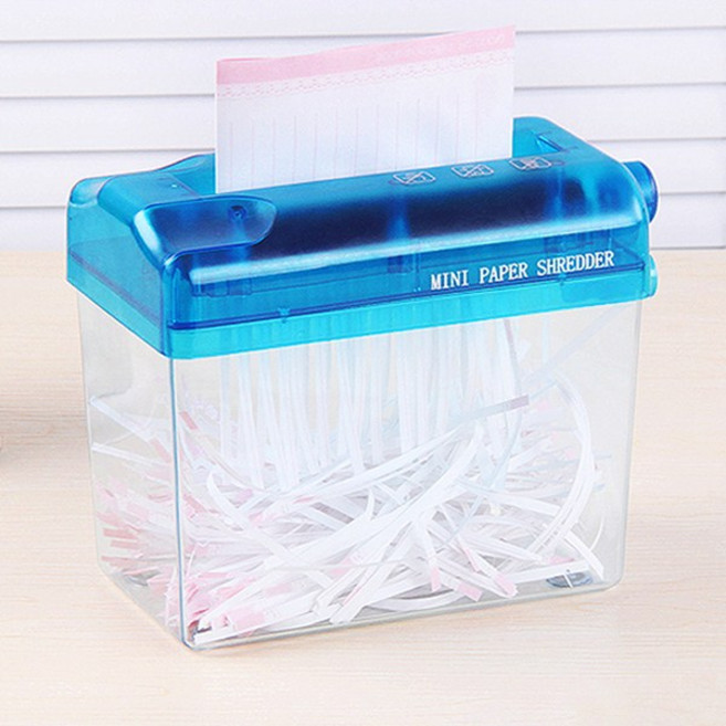 FOOI 개인정보 보호 문서파쇄기 종이분쇄기 사무실 학교 가정용, 블루
