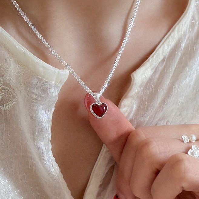 925실버 양면착용가능 데일리 기분전환 은 목걸이