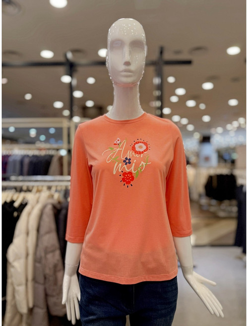 크로커다일레이디 원포인트 라운드 티셔츠 CLESTS903