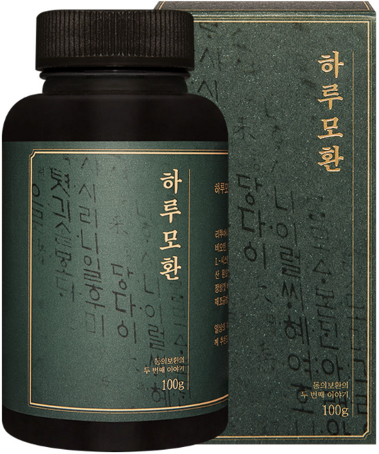 [공식몰] 하루모환 3BOX 비오틴 맥주효모 서리태 검은콩 자소엽 어성초 올인원 풍성비책 모발관리 [공식판매처 브랜드사 동의보환 경주생약], 3개, 100g