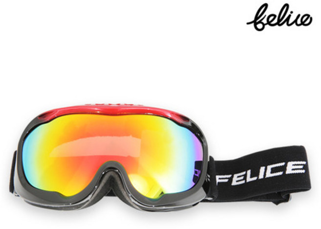 [에이콘] 펠리체_S5 스키고글 스노우보드고글 남녀공용, 단품, 색상:레드