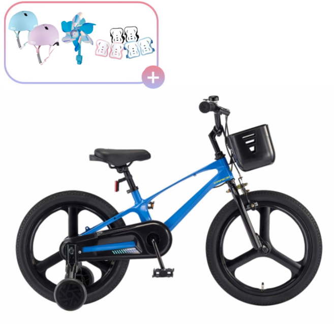 2026 삼천리 자전거 18 트레이스 어린이 키즈 자전거 유아용 자전거, 1개, 122cm, 블루(99%조립)