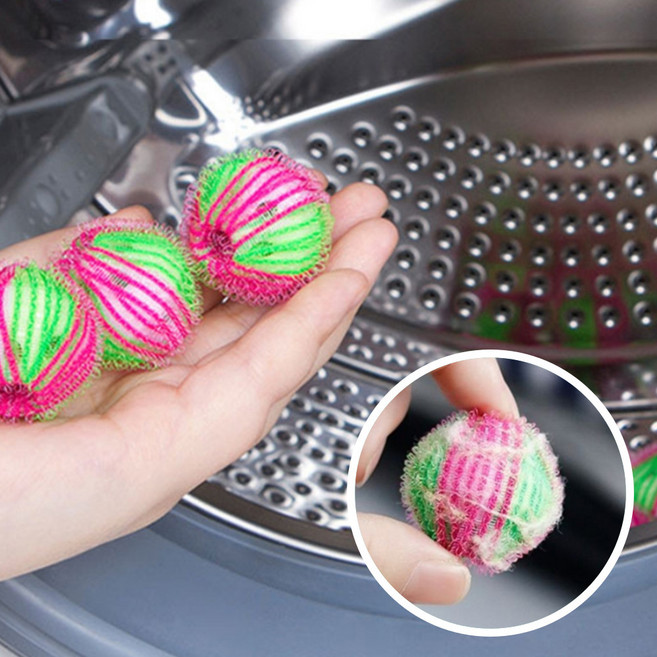 세탁기 먼지제거 볼 공 알 통돌이 드럼세탁기 빨래볼, 1개, B1 세탁볼 6p 2세트