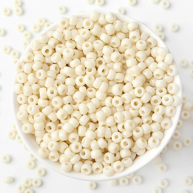 비즈아이 [3030-02]미유키비즈 시드비즈 3mm 아이보리 OP 491 10g - 쿠팡