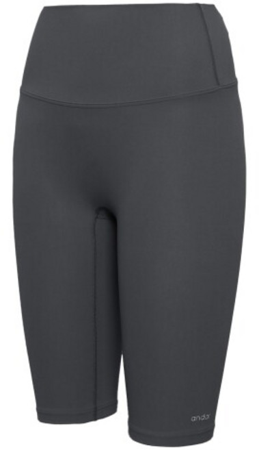 [안다르] 여성 에어쿨링 지니 바이커 5부 레깅스 스틸그레이 ACP5L-23 ACP5L-23SGY