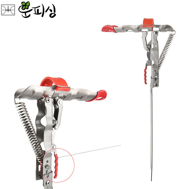 운피싱 자동 챔질 받침대 고급형 바다 민물 낚시 다용도