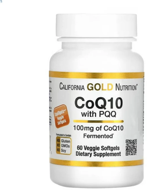 CGN 코큐텐 코엔자임 Q10 PQQ 포함 유비퀴논 100mg 60캡슐X2 120일분, 2개, 60정 - 쿠팡