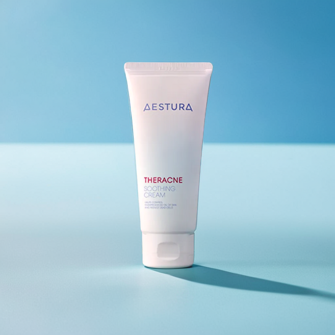 에스트라 테라크네 수딩 크림 60ml 정품 최신제조 여드름 지성피부 케어, 2개