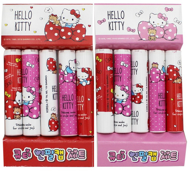 헬로키티 연필캡 랜덤, 5개