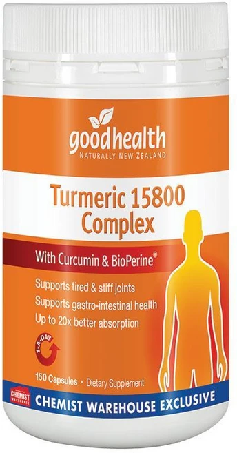 Good Health Turmeric 15800 Complex 굿 헬스 튜메릭 15800 콤플렉스 150캡슐, 150정, 1개 - 쿠팡